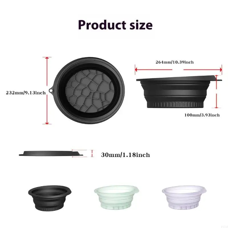 Face Ice Bath Bowl – Plunge & Folding Facial Ice Washbasin for Home & Travel | Skin-Cooling Beauty Tool